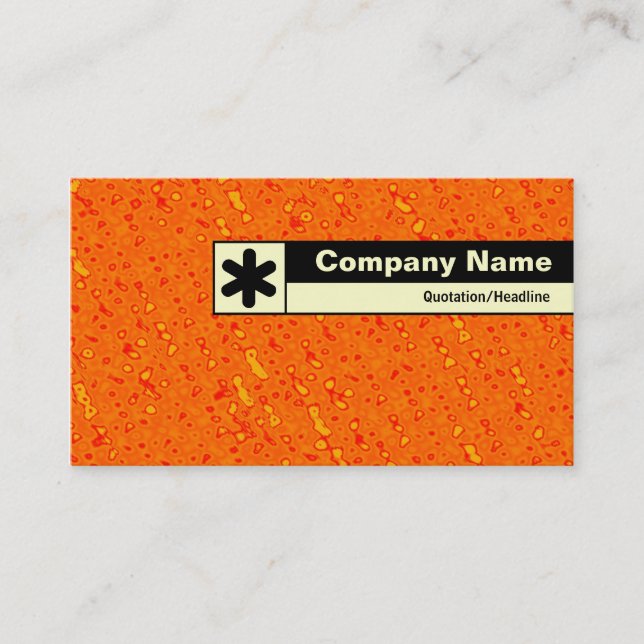 Edge Labeled - Marmalade Sea Business Card (Front)