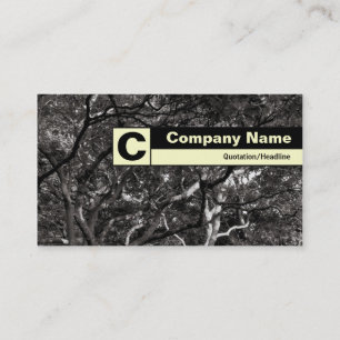 Edge Labeled Monogram - Japanese Branches 03 Business Card