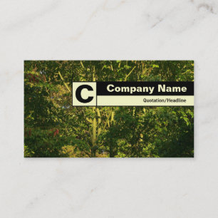 Edge Labeled Monogram - Japanese Branches 05 Business Card