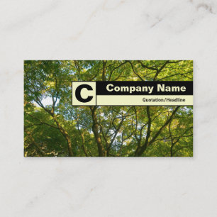 Edge Labeled Monogram - Japanese Branches 06 Business Card