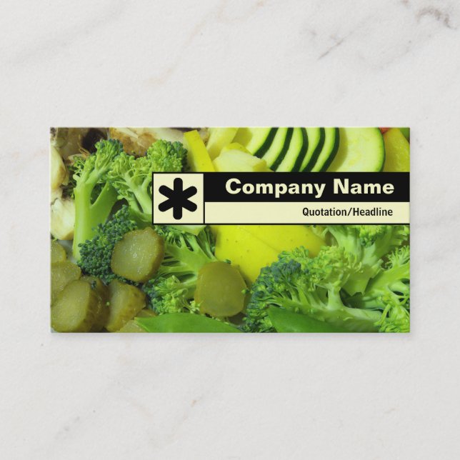 Edge Labeled - Stir-fry 02 Business Card (Front)