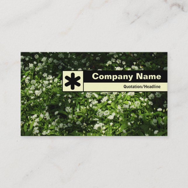 Edge Labeled - Wild Garlic Business Card (Front)