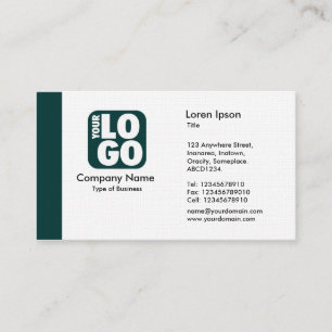 Edge (Logo) - Dark Green Business Card