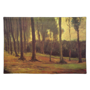 Edge of a Wood by Vincent van Gogh Cloth Placemat