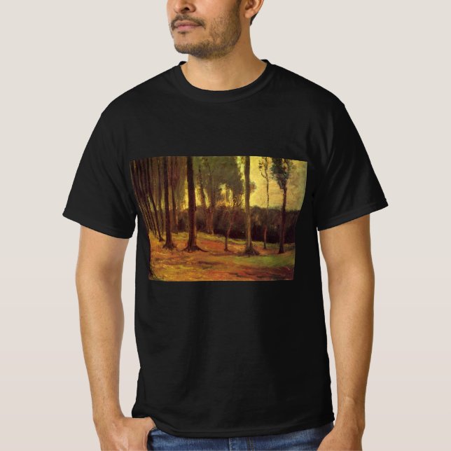 Edge of a Wood by Vincent van Gogh T-Shirt (Front)