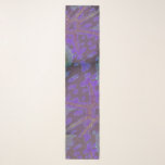 Edge of darkness! scarf<br><div class="desc">This stunning scarf captures that moment just as the sun has set when dusky darkness is a lush purple and black. The beautiful rich saturated hues of the last rays of light are mirrored by the interesting patterns of this scarf. This will add an elegant touch to your look and...</div>
