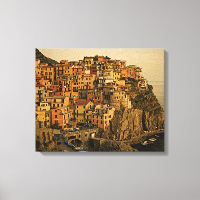 Edge of Italy - Manrola - Cinque Terre Canvas Print (Front)