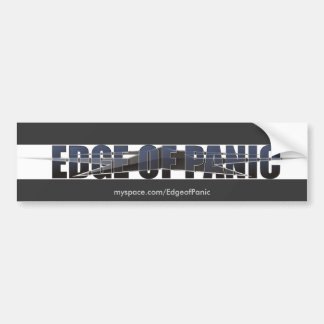 Edge of Panic Bumper Sticker