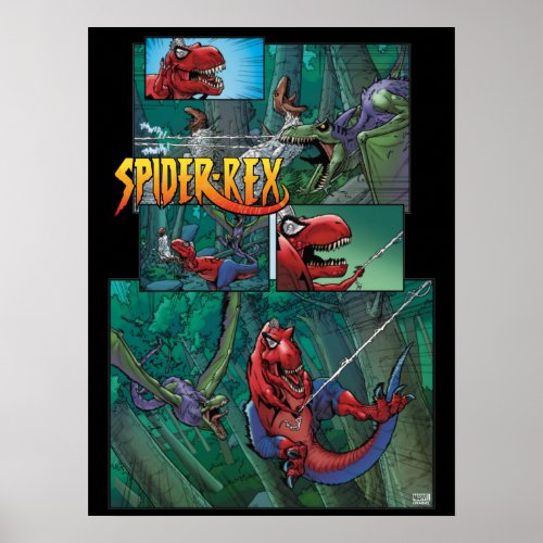 Edge of Spider_Verse _ Spider_Rex Web Swinging Poster