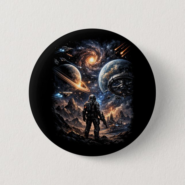 Edge of the Galaxy Button (Front)