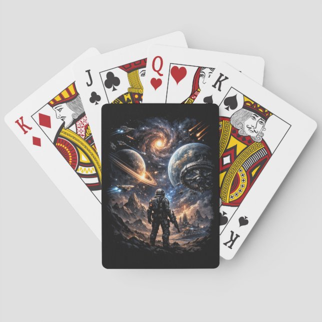 Edge of the Galaxy Poker Cards (Back)