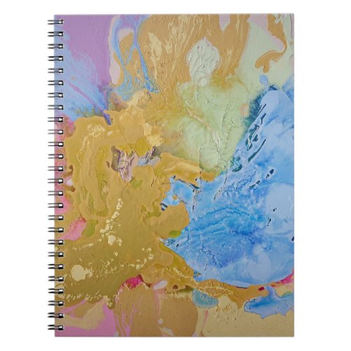 Edge of the Plains modern abstract pastel Notebook