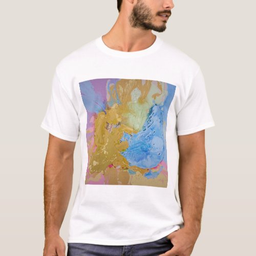 Edge of the Plains modern abstract pastel T_Shirt