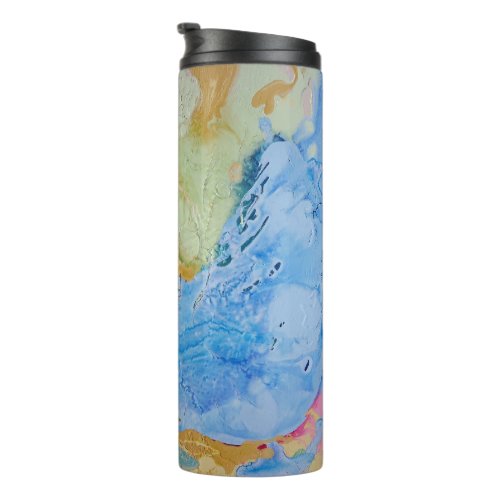 Edge of the Plains modern abstract pastel Thermal Tumbler