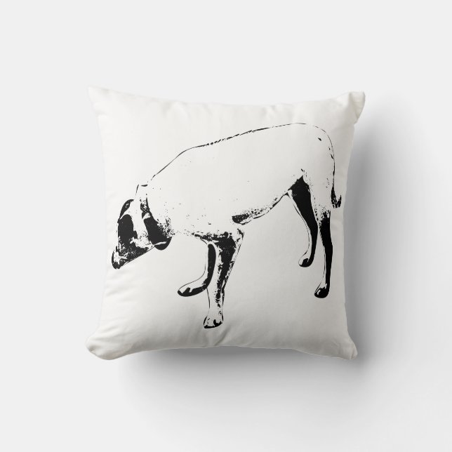 Edge of the Wind Throw Pillow (Front)