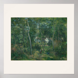 Edge of the Woods by Renoir - Square Poster