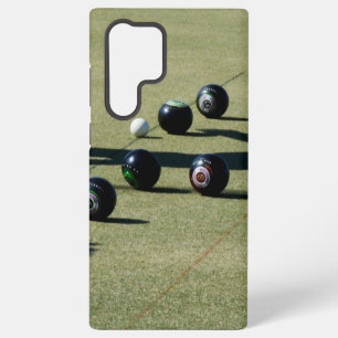 Edge of Victory: A Close Call at Lawn Bowls Samsung Galaxy S22 Ultra Case