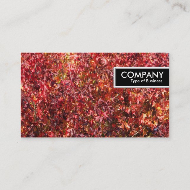 Edge Tag - Autumn Leaves (Front)