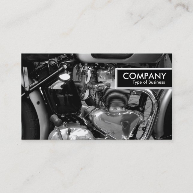 Edge Tag - Classic Motorbike Engine II (Front)