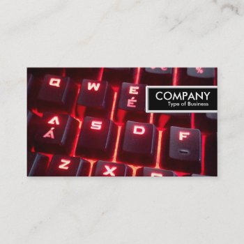 Edge Tag - Glowing Keyboard by artberry at Zazzle