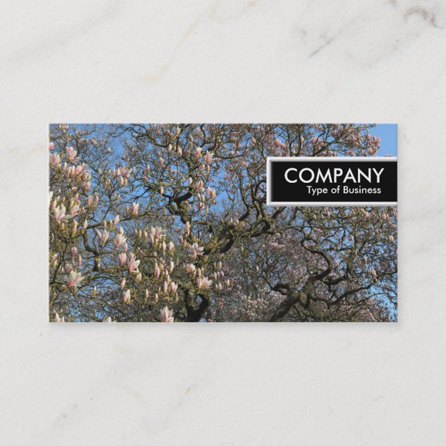Edge Tag - Magnolia Trees in Blossom (Front)