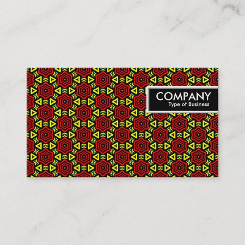 Edge Tag - Red Star Geometric Business Cards