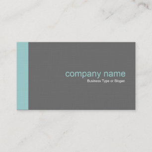 Edge v2 - Light Aqua Blue Business Card