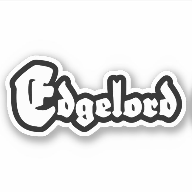 Edgelord Sticker (Front)