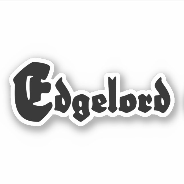 Edgelord Sticker (Front)