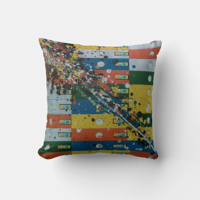 Edger Blades Designer Pillow (Front)