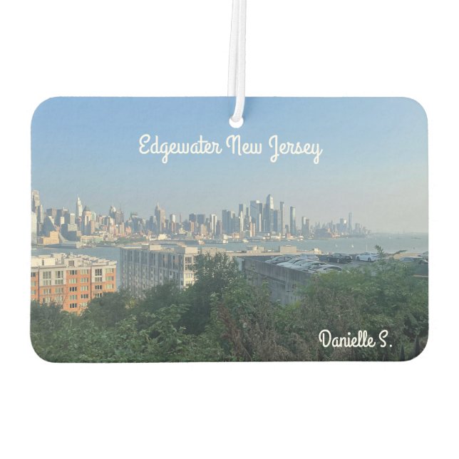 Edgewater view of NY  Air Freshener (Back)