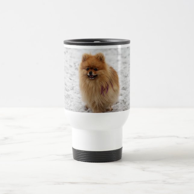 Edgrrrr #2 - Pomeranian Travel Mug (Center)