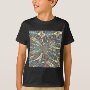 Edgy African Urban Pop Art Abstract Optical Design T-Shirt