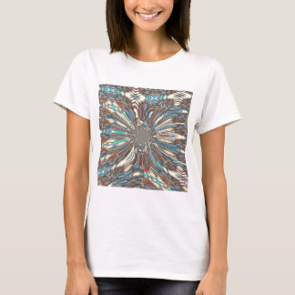 Edgy African Urban Pop Art Abstract Optical Design T-Shirt