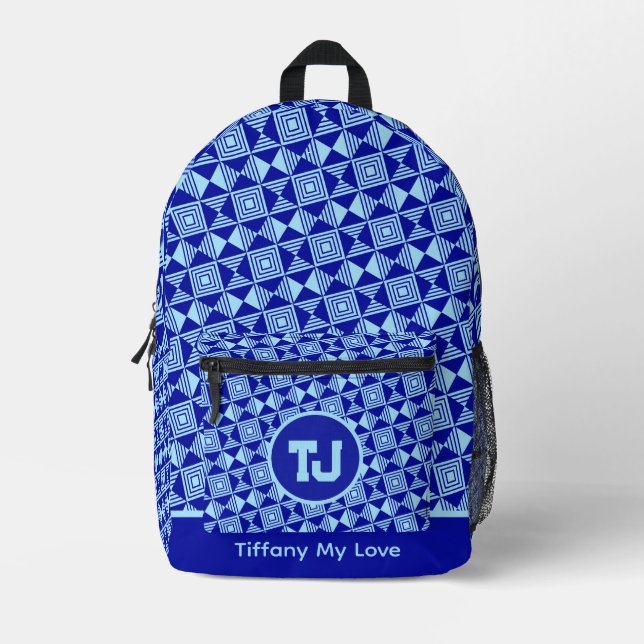Edgy Bachelor Weekend Elementary Student Kids Back Printed Backpack (Front)