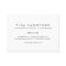 Edgy Bohemian Arrow on Tan Cardboard Business Card