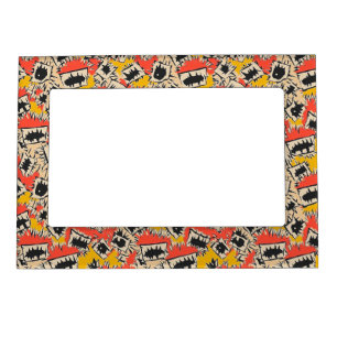 Edgy Comic Sharp Teeth Monster Magnetic Frame
