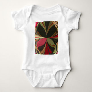 Edgy Earth Kaleidoscope Art Print Baby Bodysuit