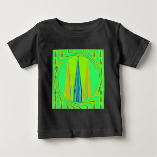 Edgy Geometrical Neon Design Baby T-Shirt