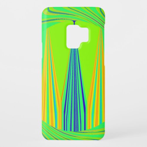 Edgy Geometrical Neon Design Case_Mate Samsung Galaxy S9 Case