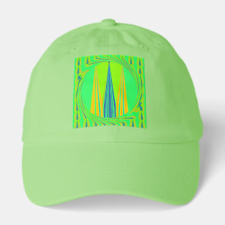 Edgy Geometrical Neon Design Hat