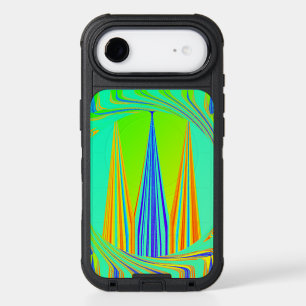 Edgy Geometrical Neon Design  iPhone 17 Air Case