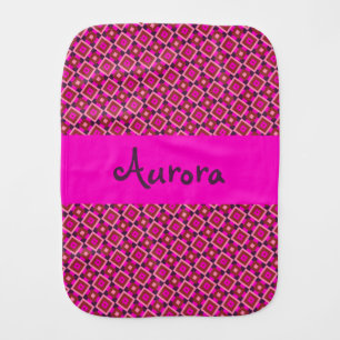 Edgy Girly New Mom Baby Burp Cloths