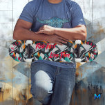 Edgy Graffiti with Red 'Ride Fast Live Free' Motto Skateboard<br><div class="desc">This skateboard features a striking graffiti-inspired design with bold, angular abstract shapes in shades of grey, teal, and orange. The "Ride Fast Live Free" motto in vibrant red stands out against the dynamic backdrop, symbolizing the freedom and adrenaline that skaters embrace. The raw, urban aesthetic and intense color contrasts make...</div>