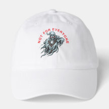 Edgy Grim Reaper Slingshot Embroidered Hat - Not F