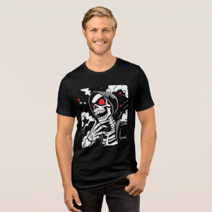 Edgy Manga Skeleton Tee – Bold & Playful Style