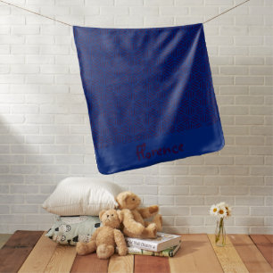Edgy Monogram Birth Stats Monogrammed Baby Gifts Blanket