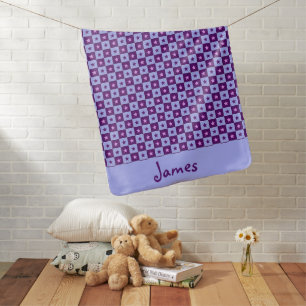 Edgy Monogram Mom To Be Personalized Rainbow Baby Blanket