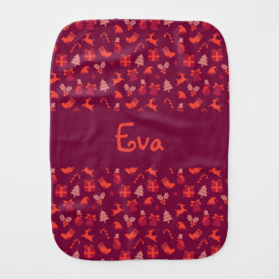 Edgy Newborn New Baby Custom Burp Cloth