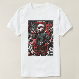 Edgy Satoru Gojo Anime Graphic Tee Vintage 90s Rap